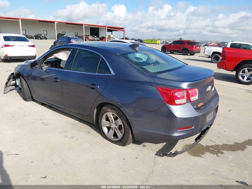 2015 Chevrolet Malibu VIN 1G11B5SLXFF117988 IAAI salvage auction — FRONT & REAR, Salvage (Texas), sold $550 on 2026-07-10 (photo 3)