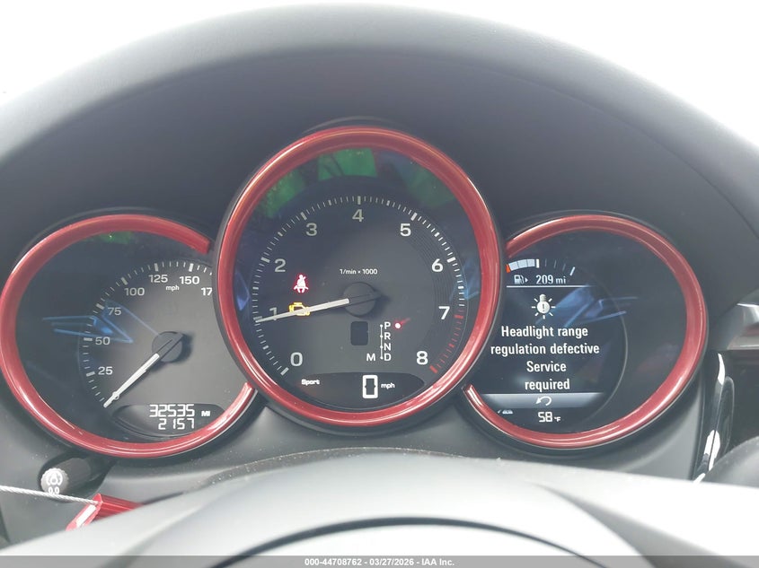 2023 Porsche Macan VIN WP1AA2A53PLB05971 IAAI salvage auction — FRONT END, Salvage (New Jersey), sold $125 on 2026-08-14 (photo 7)