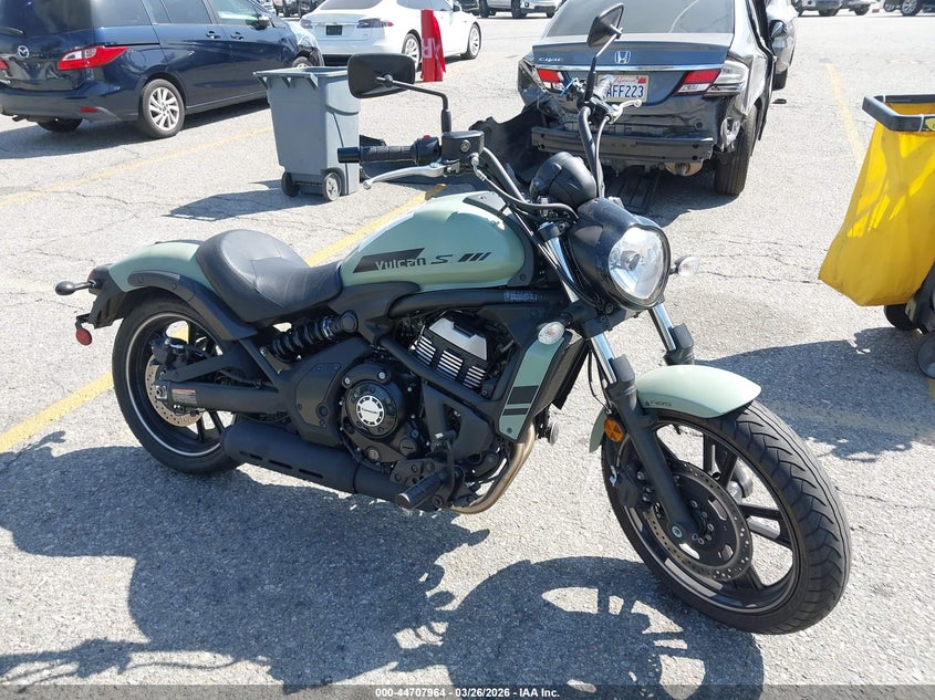 2023 Kawasaki En VIN JKAENED10PDA31238 IAAI salvage auction — RIGHT SIDE, Wait Title, sold $2,250 on 2026-07-07 (photo 1)