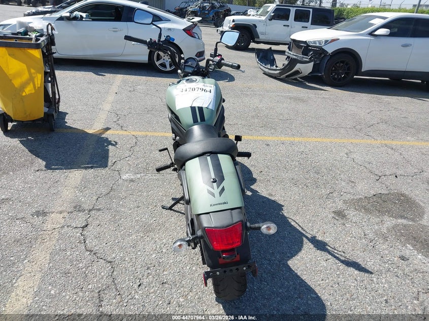 2023 Kawasaki En VIN JKAENED10PDA31238 IAAI salvage auction — RIGHT SIDE, Wait Title, sold $2,250 on 2026-07-07 (photo 6)