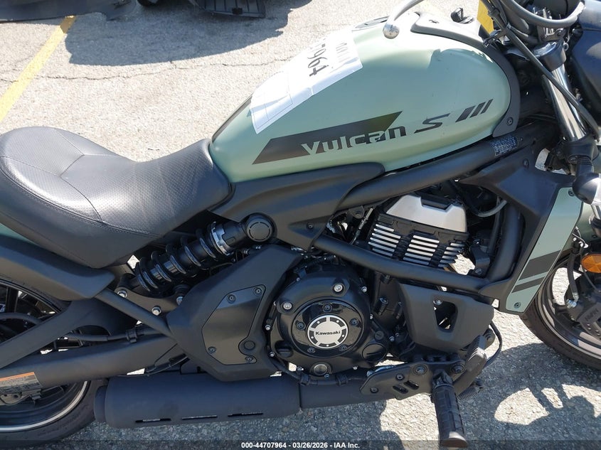 2023 Kawasaki En VIN JKAENED10PDA31238 IAAI salvage auction — RIGHT SIDE, Wait Title, sold $2,250 on 2026-07-07 (photo 8)