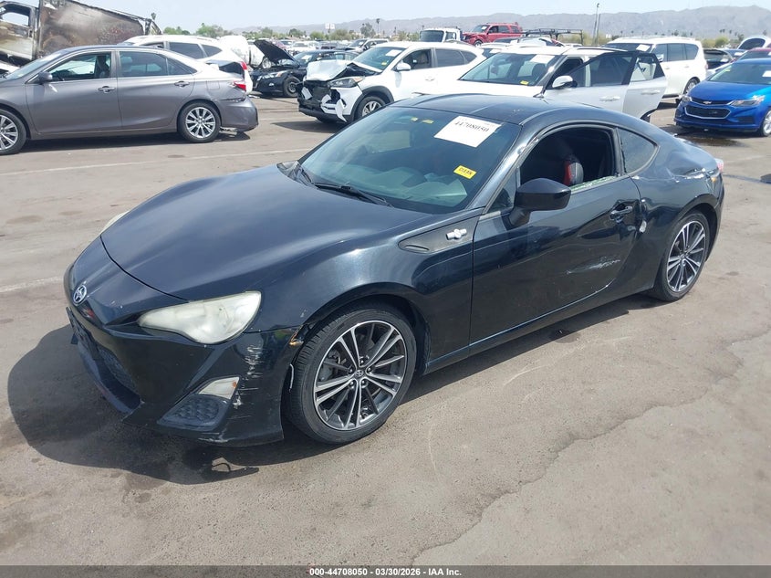 2014 Scion Fr-s VIN JF1ZNAA15E8705719 IAAI salvage auction — LEFT SIDE, Salvage (Arizona), sold $200 on 2026-07-28 (photo 2)