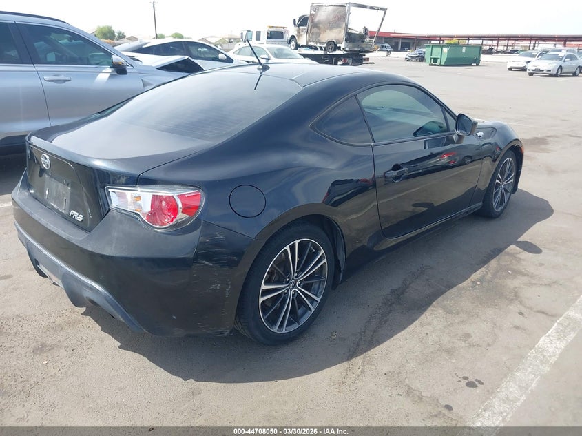 2014 Scion Fr-s VIN JF1ZNAA15E8705719 IAAI salvage auction — LEFT SIDE, Salvage (Arizona), sold $200 on 2026-07-28 (photo 4)
