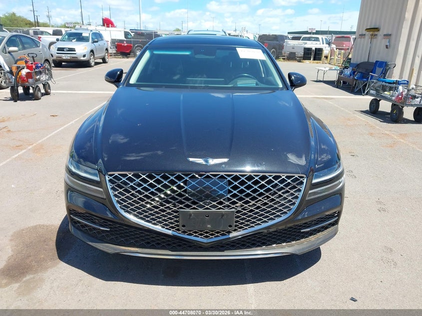 2021 Genesis G80 VIN KMTGC4SDXMU049624 IAAI salvage auction — WATER/FLOOD, Wait Title, sold $4,000 on 2026-07-21 (photo 6)