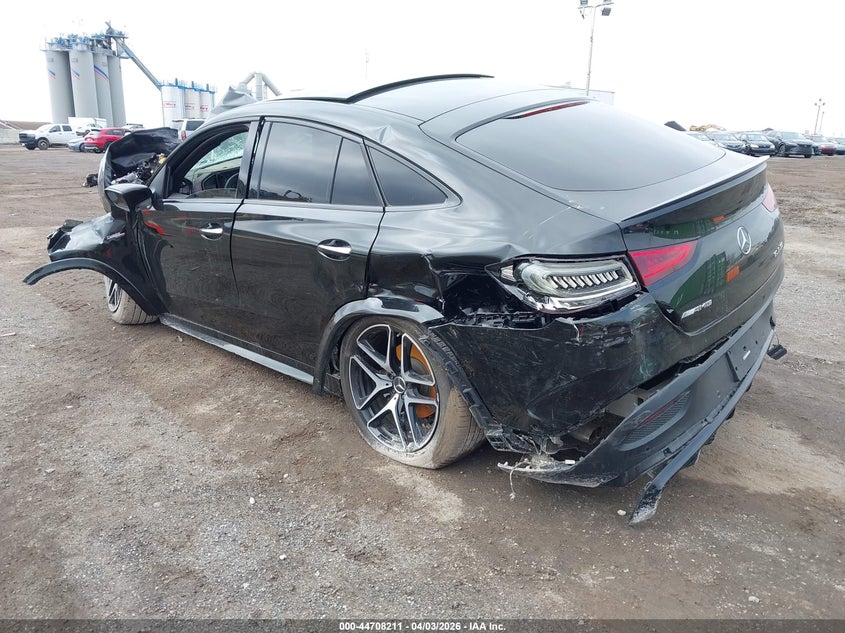 2023 Mercedes-benz Amg gle coupe VIN 4JGFD6BB5PA876451 IAAI salvage auction — FRONT END, Wait Title, sold $8,100 on 2026-07-14 (photo 3)