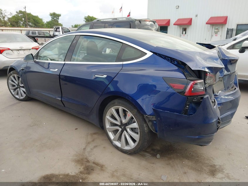2020 Tesla Model 3 VIN 5YJ3E1EB7LF667605 IAAI salvage auction — REAR END, Wait Title, sold $6,175 on 2026-07-16 (photo 3)