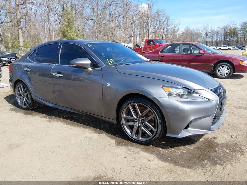 2014 Lexus Is VIN JTHCE1D25E5003940 IAAI salvage auction — THEFT, Wait Title, sold $6,950 on 2026-07-15 (photo 1)