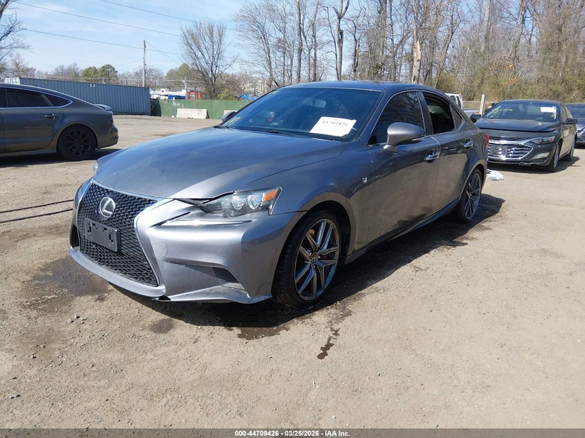 2014 Lexus Is VIN JTHCE1D25E5003940 IAAI salvage auction — THEFT, Wait Title, sold $6,950 on 2026-07-15 (photo 2)