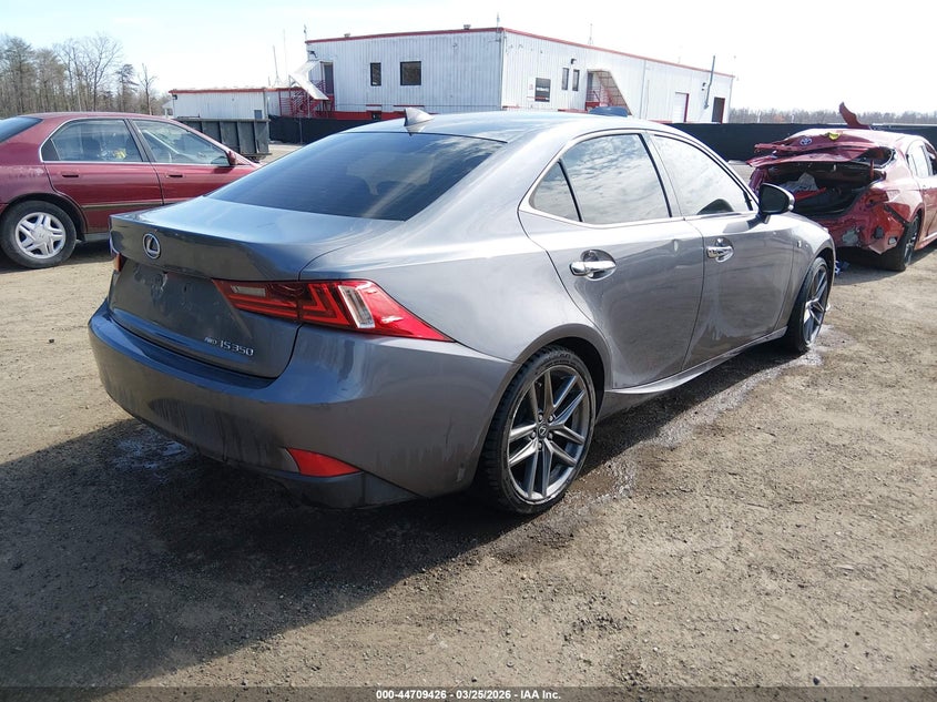 2014 Lexus Is VIN JTHCE1D25E5003940 IAAI salvage auction — THEFT, Wait Title, sold $6,950 on 2026-07-15 (photo 4)