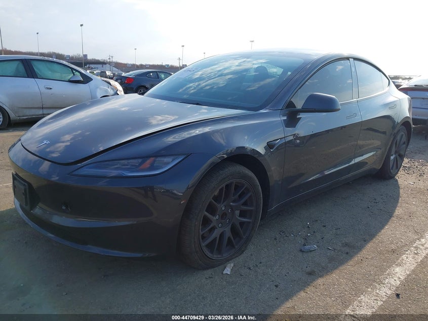 2024 Tesla Model 3 VIN 5YJ3E1EA2RF772746 IAAI salvage auction — FRONT END, Salvage (New Jersey), sold $10,200 on 2026-07-31 (photo 2)