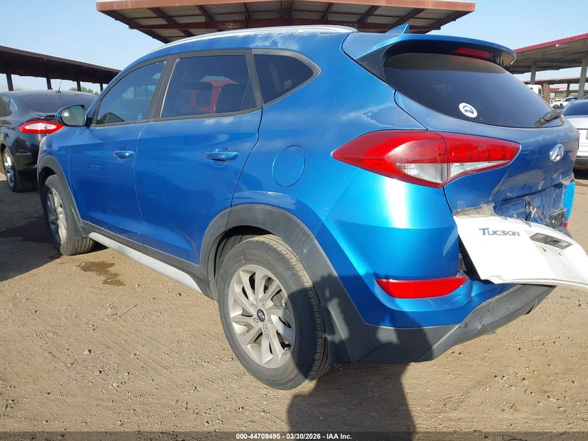 2018 Hyundai Tucson VIN KM8J33A49JU610726 IAAI salvage auction — RIGHT REAR, Wait Title, sold $1,950 on 2026-07-07 (photo 3)