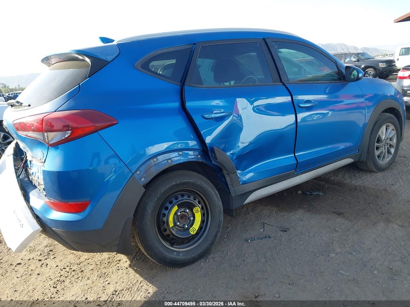 2018 Hyundai Tucson VIN KM8J33A49JU610726 IAAI salvage auction — RIGHT REAR, Wait Title, sold $1,950 on 2026-07-07 (photo 4)
