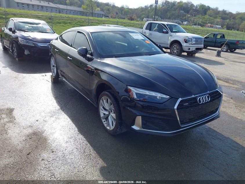 2023 Audi A5 VIN WAUBBCF54PA000589 IAAI salvage auction — UNDERCARRIAGE, Wait Title, sold $12,250 on 2026-07-28 (photo 1)