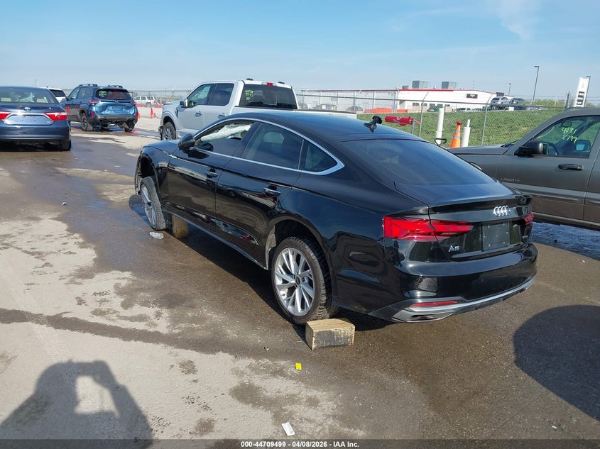 2023 Audi A5 VIN WAUBBCF54PA000589 IAAI salvage auction — UNDERCARRIAGE, Wait Title, sold $12,250 on 2026-07-28 (photo 3)
