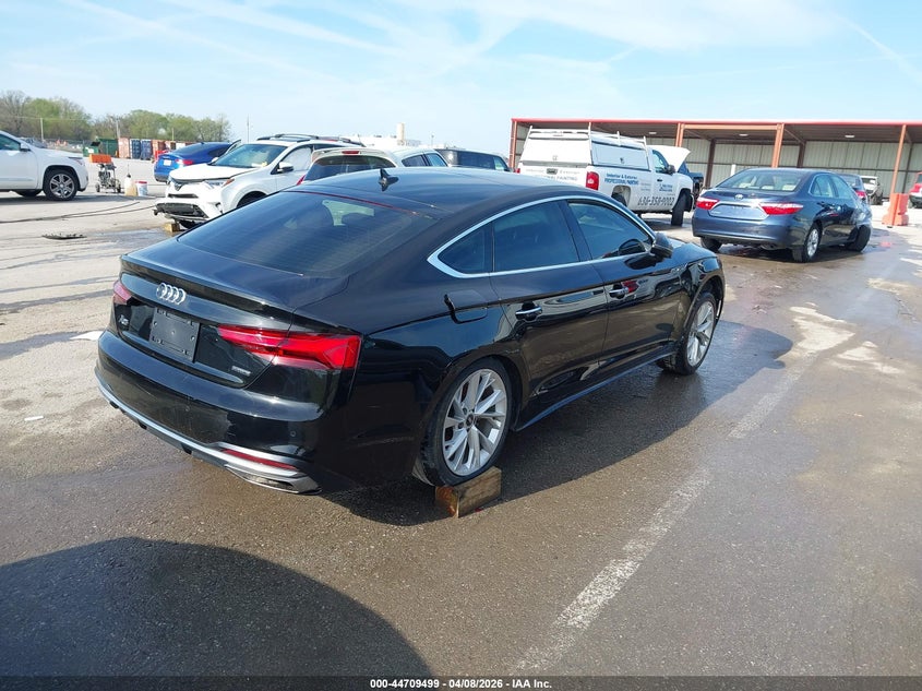 2023 Audi A5 VIN WAUBBCF54PA000589 IAAI salvage auction — UNDERCARRIAGE, Wait Title, sold $12,250 on 2026-07-28 (photo 4)