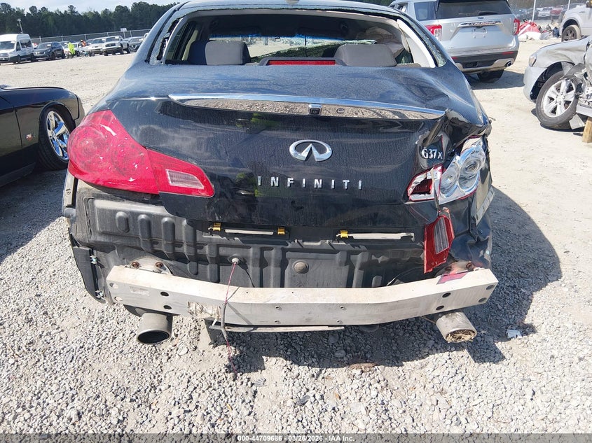 2013 Infiniti G VIN JN1CV6AR1DM764293 IAAI salvage auction — FRONT & REAR, Salvage (Georgia), sold $325 on 2026-07-17 (photo 6)