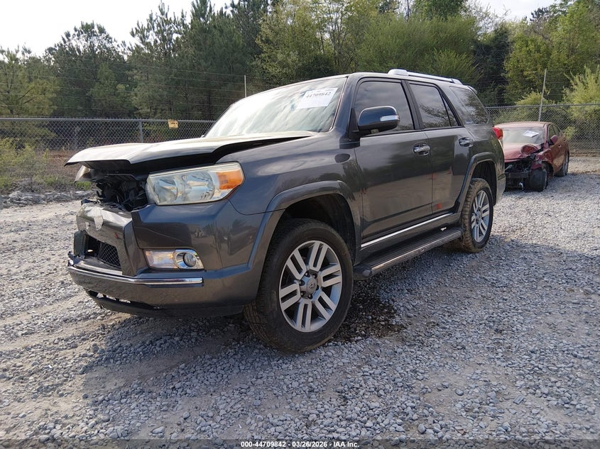2010 Toyota 4runner VIN JTEZU5JR2A5010549 IAAI salvage auction — RIGHT FRONT, Salvage (Alabama), sold $5,500 on 2026-07-13 (photo 2)