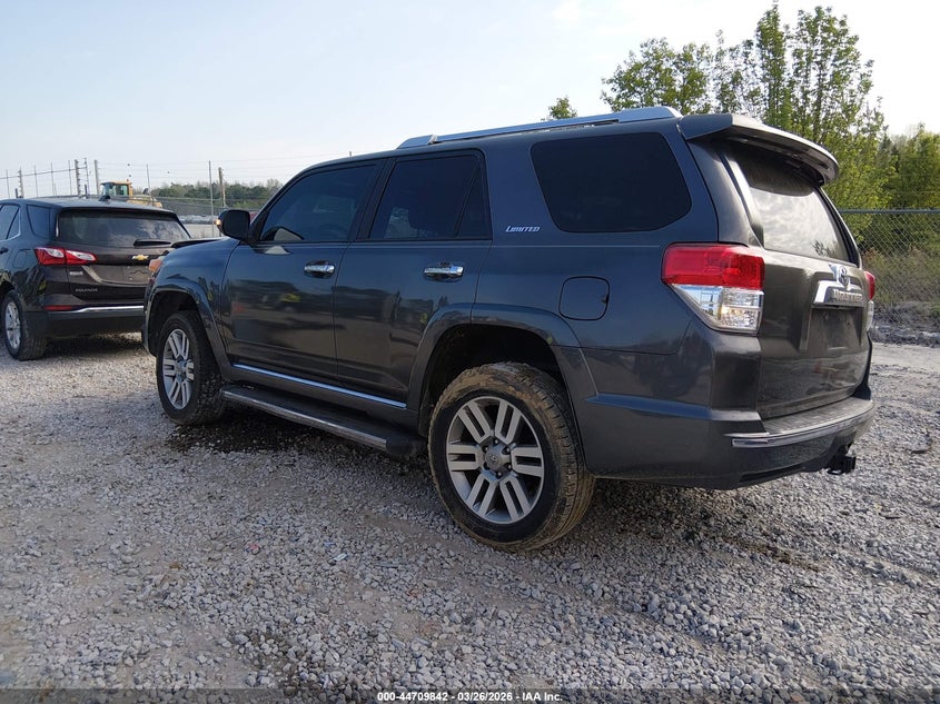 2010 Toyota 4runner VIN JTEZU5JR2A5010549 IAAI salvage auction — RIGHT FRONT, Salvage (Alabama), sold $5,500 on 2026-07-13 (photo 3)