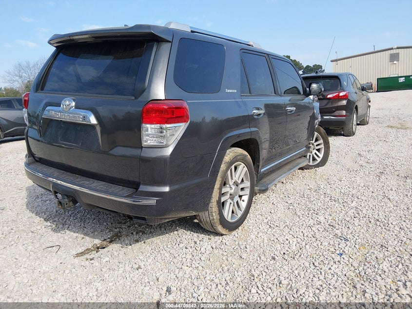 2010 Toyota 4runner VIN JTEZU5JR2A5010549 IAAI salvage auction — RIGHT FRONT, Salvage (Alabama), sold $5,500 on 2026-07-13 (photo 4)