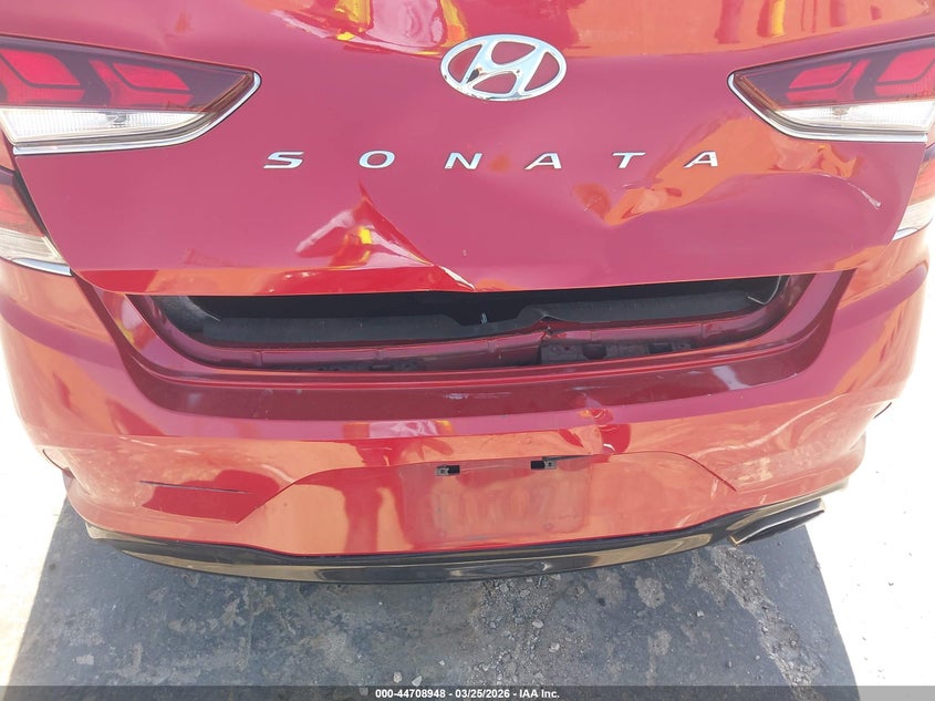 2019 Hyundai Sonata VIN 5NPE24AF2KH804798 IAAI salvage auction — REAR END, Wait Title, sold $1,850 on 2026-08-02 (photo 6)