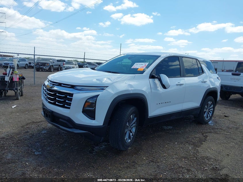 2025 Chevrolet Equinox VIN 3GNAXHEG4SL261181 IAAI salvage auction — ROLLOVER, Original (Texas), sold $6,300 on 2026-07-22 (photo 2)