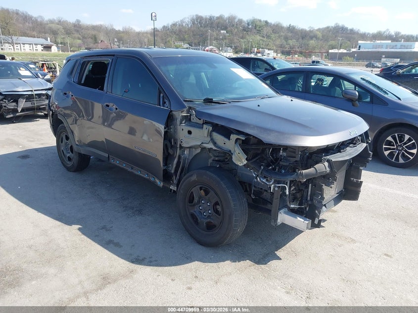 2020 Jeep Compass VIN 3C4NJDAB9LT161559 IAAI salvage auction — FRONT END, Salvage (Missouri), sold $2,000 on 2026-07-17 (photo 1)