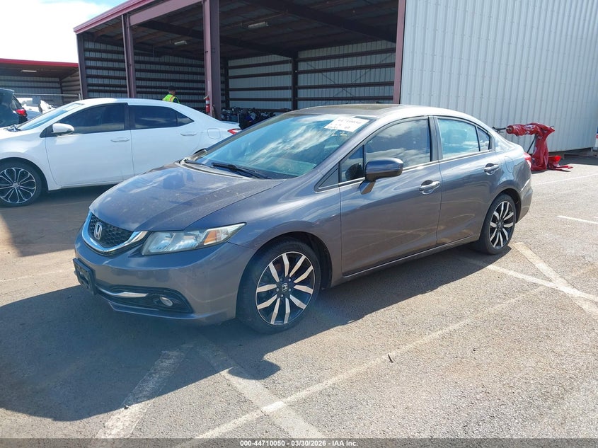 2014 Honda Civic VIN 19XFB2F97EE056151 IAAI salvage auction — WATER/FLOOD, Salvage (Hawaii), sold $1,150 on 2026-08-04 (photo 2)