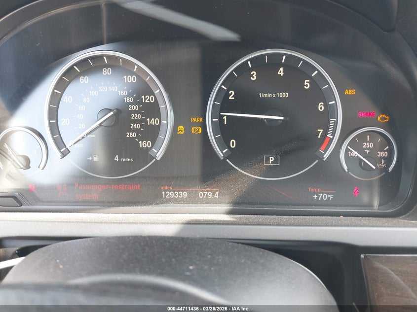 2011 BMW 7er VIN WBAKA4C5XBC613150 IAAI salvage auction — LEFT SIDE, Salvage (California), sold $1,850 on 2026-07-15 (photo 7)