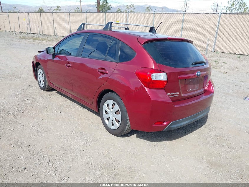 2016 Subaru Impreza VIN JF1GPAA60G8273167 IAAI salvage auction — FRONT END, Wait Title, sold $1,675 on 2026-07-31 (photo 3)