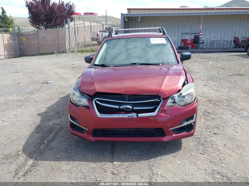 2016 Subaru Impreza VIN JF1GPAA60G8273167 IAAI salvage auction — FRONT END, Wait Title, sold $1,675 on 2026-07-31 (photo 6)