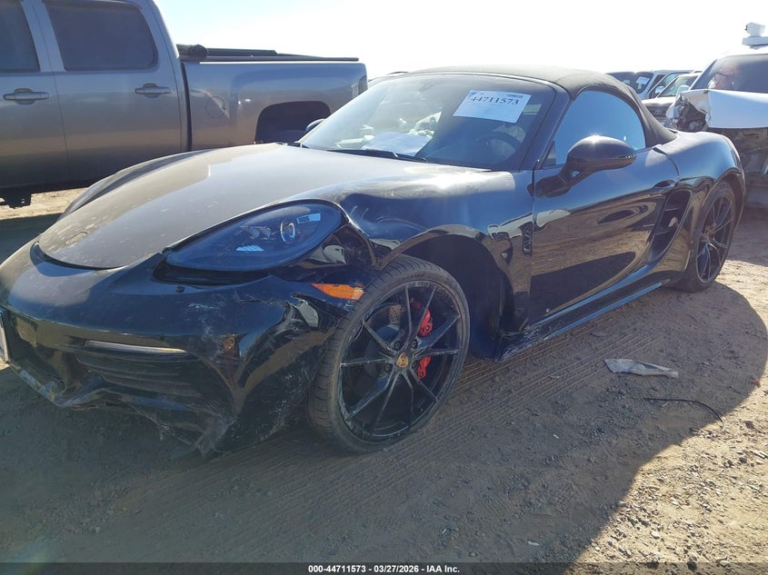 2019 Porsche 718 boxster VIN WP0CB2A88KS228732 IAAI salvage auction — UNKNOWN, Wait Title, sold $15,700 on 2026-07-06 (photo 2)
