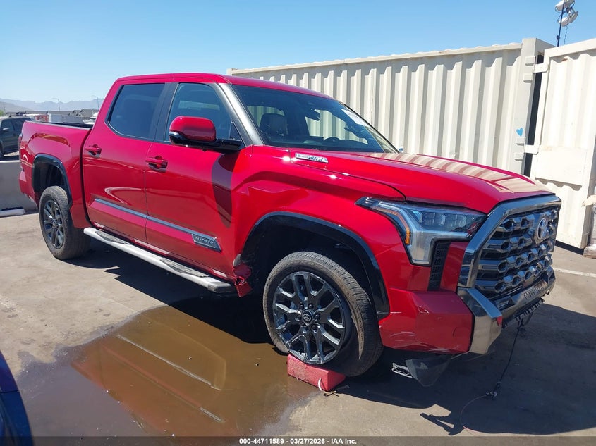 2025 Toyota Tundra VIN 5TFNC5DB9SX108746 IAAI salvage auction — LEFT SIDE, Wait Title, sold $1,250 on 2026-07-21 (photo 1)
