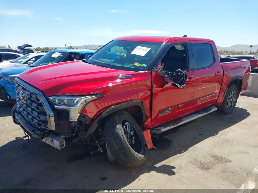 2025 Toyota Tundra VIN 5TFNC5DB9SX108746 IAAI salvage auction — LEFT SIDE, Wait Title, sold $1,250 on 2026-07-21 (photo 2)