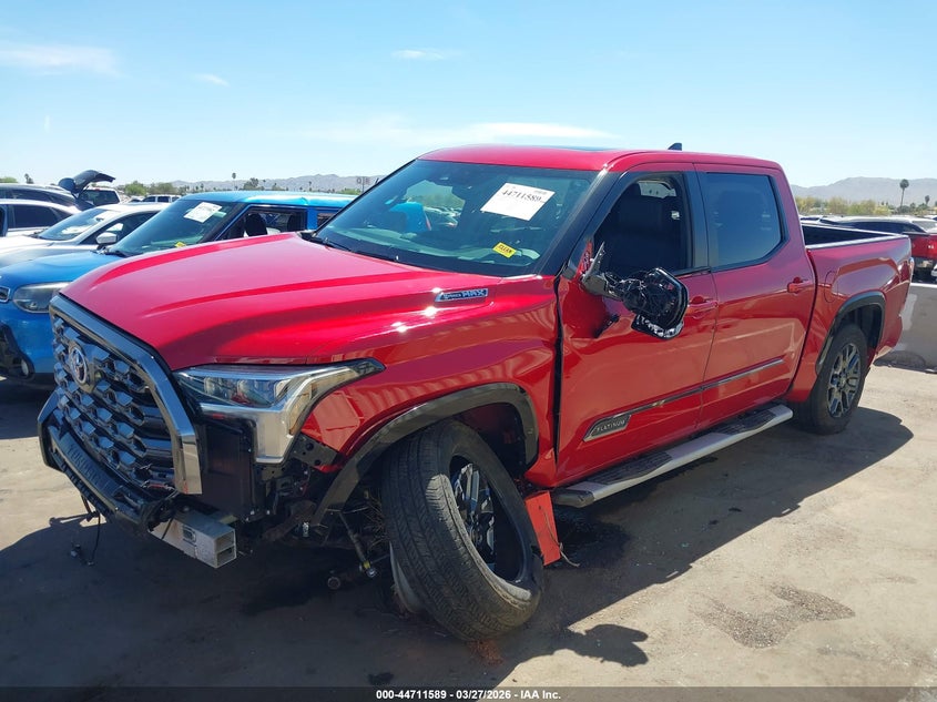 2025 Toyota Tundra VIN 5TFNC5DB9SX108746 IAAI salvage auction — LEFT SIDE, Wait Title, sold $1,250 on 2026-07-21 (photo 6)