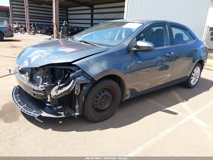 2016 Toyota Corolla VIN 5YFBURHE2GP434308 IAAI salvage auction — FRONT END, Clear (Hawaii), sold $2,550 on 2026-07-14 (photo 2)