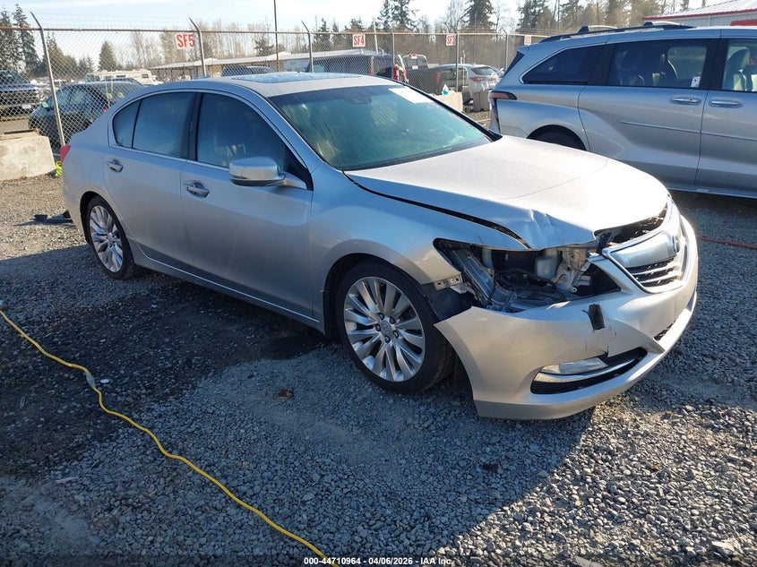 2014 Acura RLX VIN JH4KC1F52EC004533 IAAI salvage auction — RIGHT FRONT, Salvage Title, sold $525 on 2026-07-22 (photo 1)