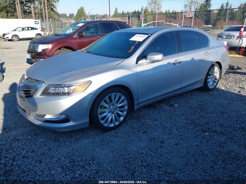 2014 Acura RLX VIN JH4KC1F52EC004533 IAAI salvage auction — RIGHT FRONT, Salvage Title, sold $525 on 2026-07-22 (photo 2)