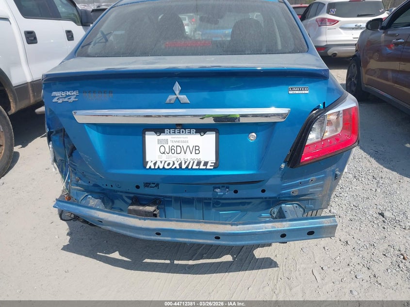 2021 Mitsubishi Mirage VIN ML32FUFJ1MHF01989 IAAI salvage auction — REAR END, Wait Title, sold $1,050 on 2026-07-21 (photo 6)