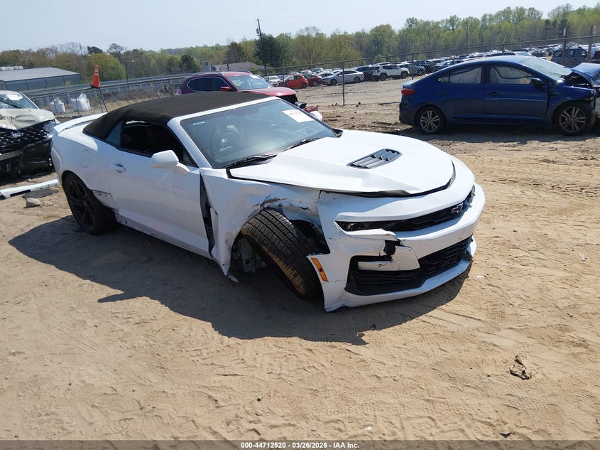 2020 Chevrolet Camaro VIN 1G1FH3D74L0116181 IAAI salvage auction — FRONT END, Wait Title, sold $5,700 on 2026-07-10 (photo 1)