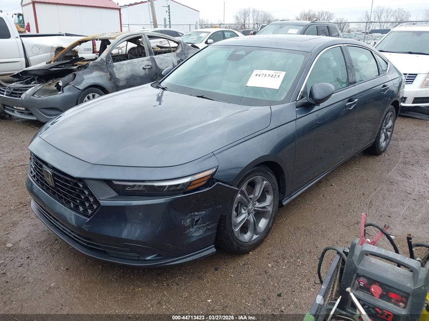 2024 Honda Accord VIN 1HGCY1F36RA093130 IAAI salvage auction — LEFT FRONT, Salvage (Indiana), sold $11,800 on 2026-07-29 (photo 2)