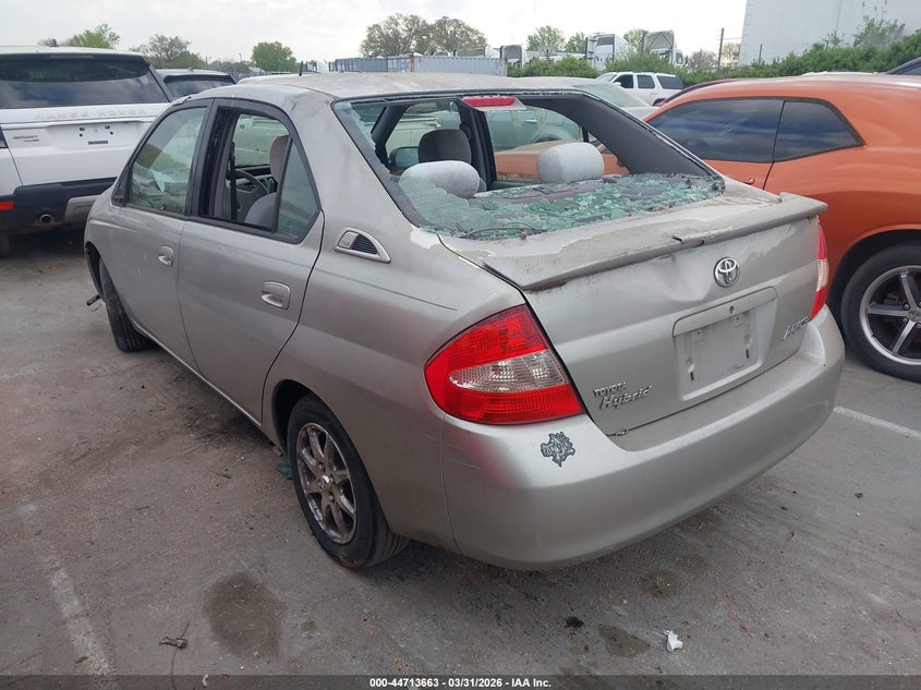 2002 Toyota Prius VIN JT2BK18UX20066230 IAAI salvage auction — REAR END, Salvage (North Carolina), sold $450 on 2026-07-20 (photo 3)