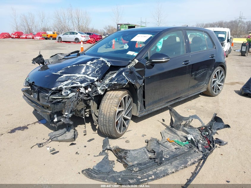 2019 Volkswagen Golf r VIN WVWWA7AU5KW198124 IAAI salvage auction — FRONT END, Mv-907A (New York), sold $2,200 on 2026-08-04 (photo 2)