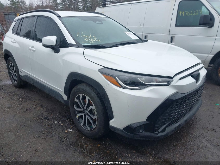 2023 Toyota Corolla cross VIN 7MUFBABG3PV015190 IAAI salvage auction — ENGINE DAMAGE, Wait Title, sold $9,650 on 2026-07-24 (photo 1)