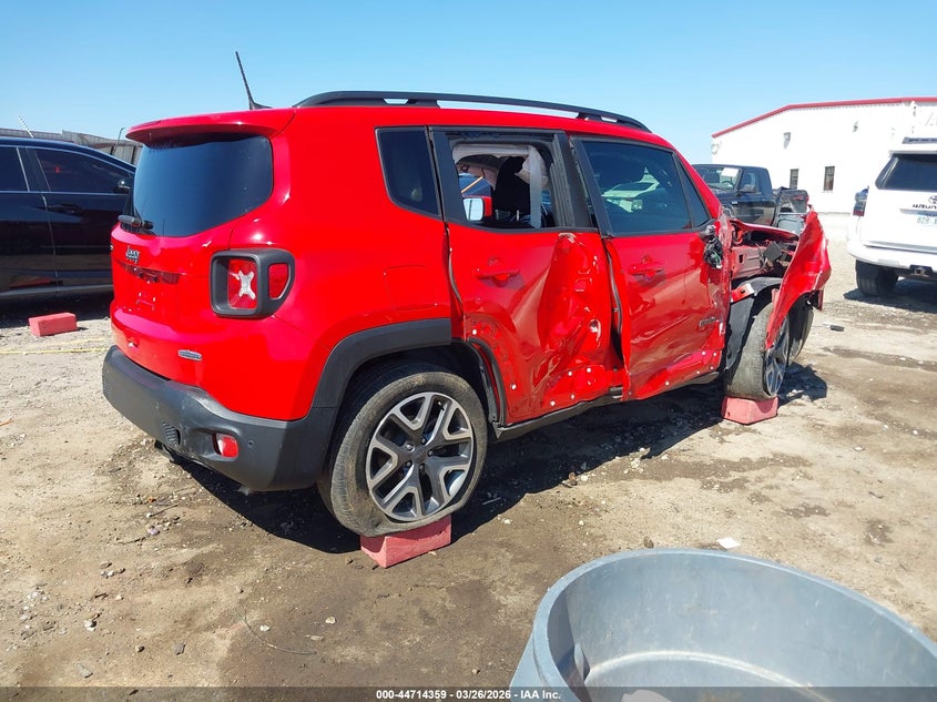 2018 Jeep Renegade VIN ZACCJABB9JPG90812 IAAI salvage auction — RIGHT SIDE, Clear (Arkansas), sold $1,175 on 2026-08-07 (photo 4)