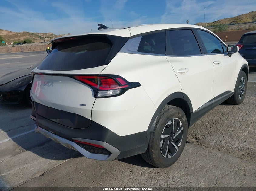2023 Kia Sportage VIN KNDPUCAG3P7111546 IAAI salvage auction — LEFT SIDE, Wait Title, sold $9,400 on 2026-07-22 (photo 4)