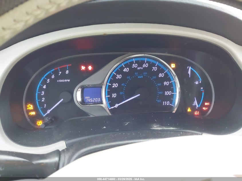 2011 Toyota Sienna VIN 5TDYK3DC8BS172733 IAAI salvage auction — FRONT END, Rebuildable (Florida), sold $850 on 2026-07-21 (photo 7)