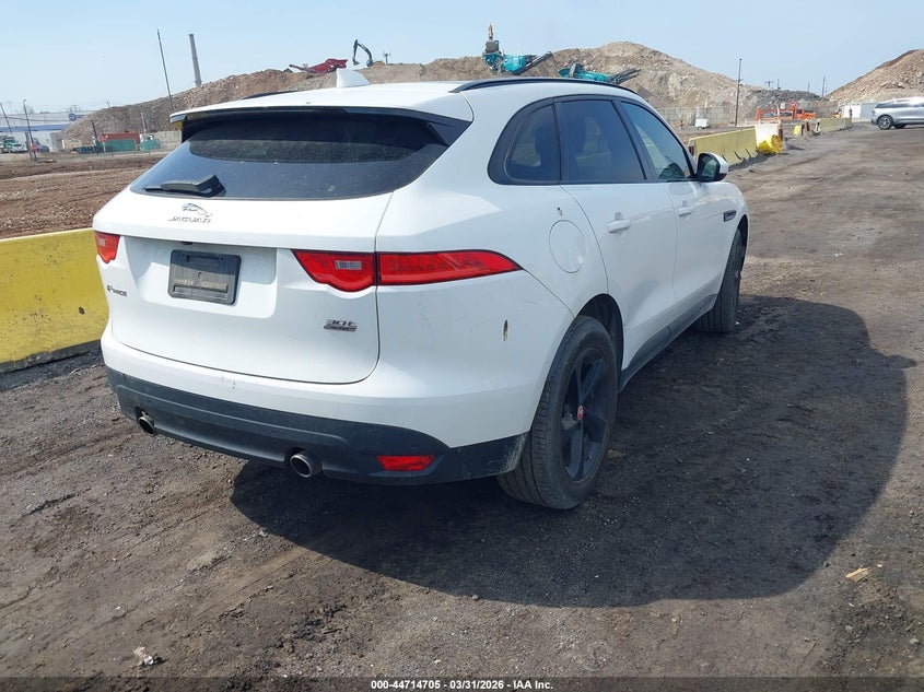 2018 Jaguar F-pace VIN SADCJ2GX5JA295282 IAAI salvage auction — FRONT END, Wait Title, sold $25 on 2026-07-21 (photo 4)