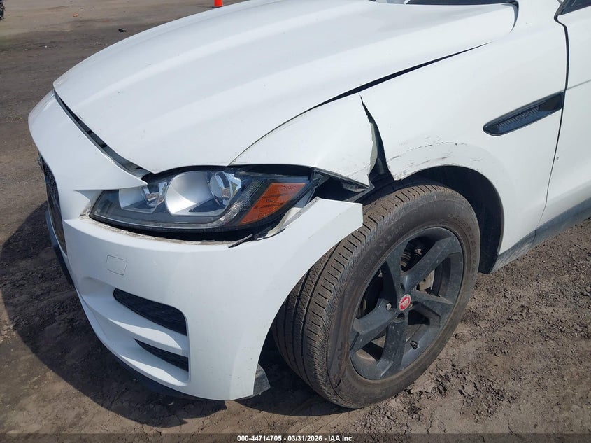 2018 Jaguar F-pace VIN SADCJ2GX5JA295282 IAAI salvage auction — FRONT END, Wait Title, sold $25 on 2026-07-21 (photo 6)
