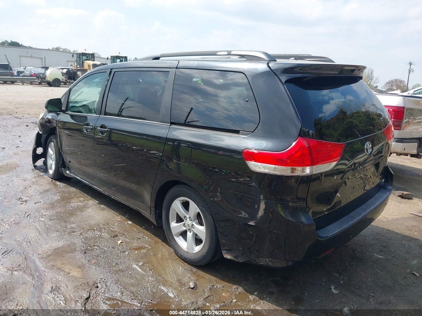 2013 Toyota Sienna VIN 5TDKK3DC9DS287186 IAAI salvage auction — LEFT FRONT, Salvage (North Carolina), sold $1,550 on 2026-07-23 (photo 3)