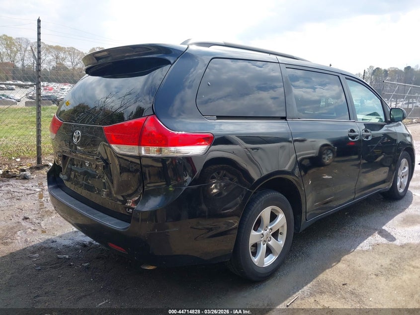 2013 Toyota Sienna VIN 5TDKK3DC9DS287186 IAAI salvage auction — LEFT FRONT, Salvage (North Carolina), sold $1,550 on 2026-07-23 (photo 4)